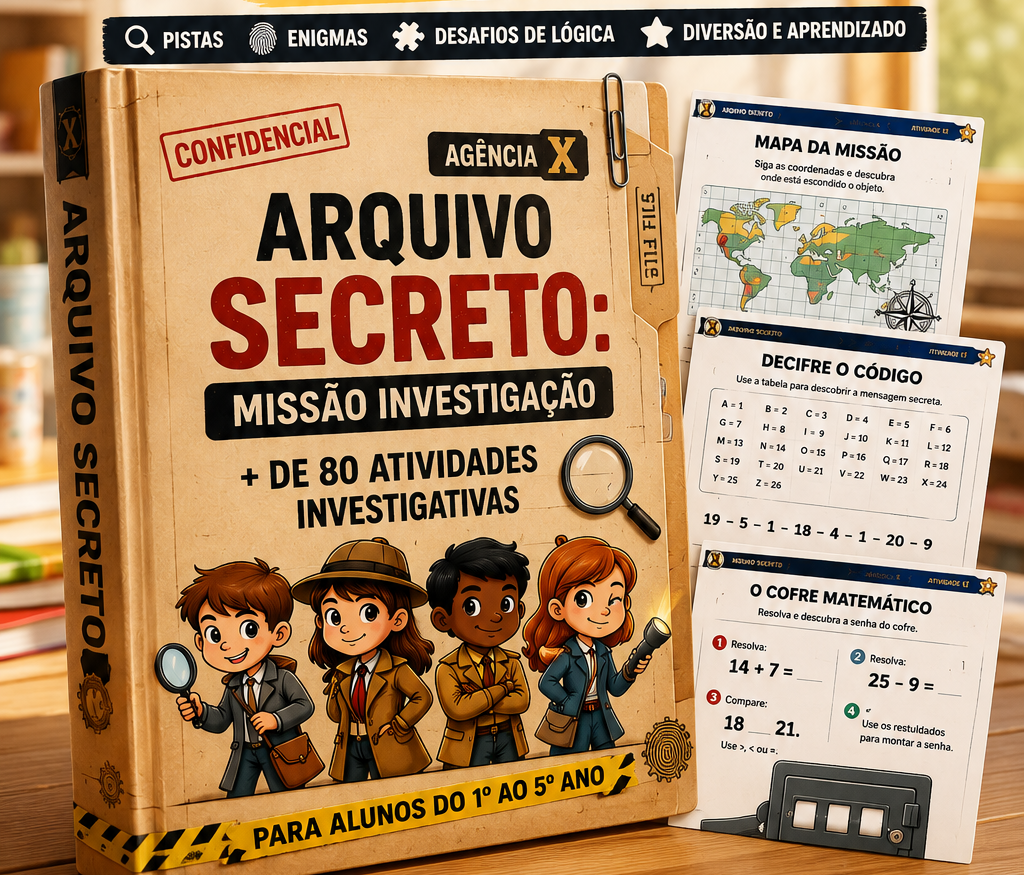 Arquivo Secreto - Casos Investigativos para Sala de Aula