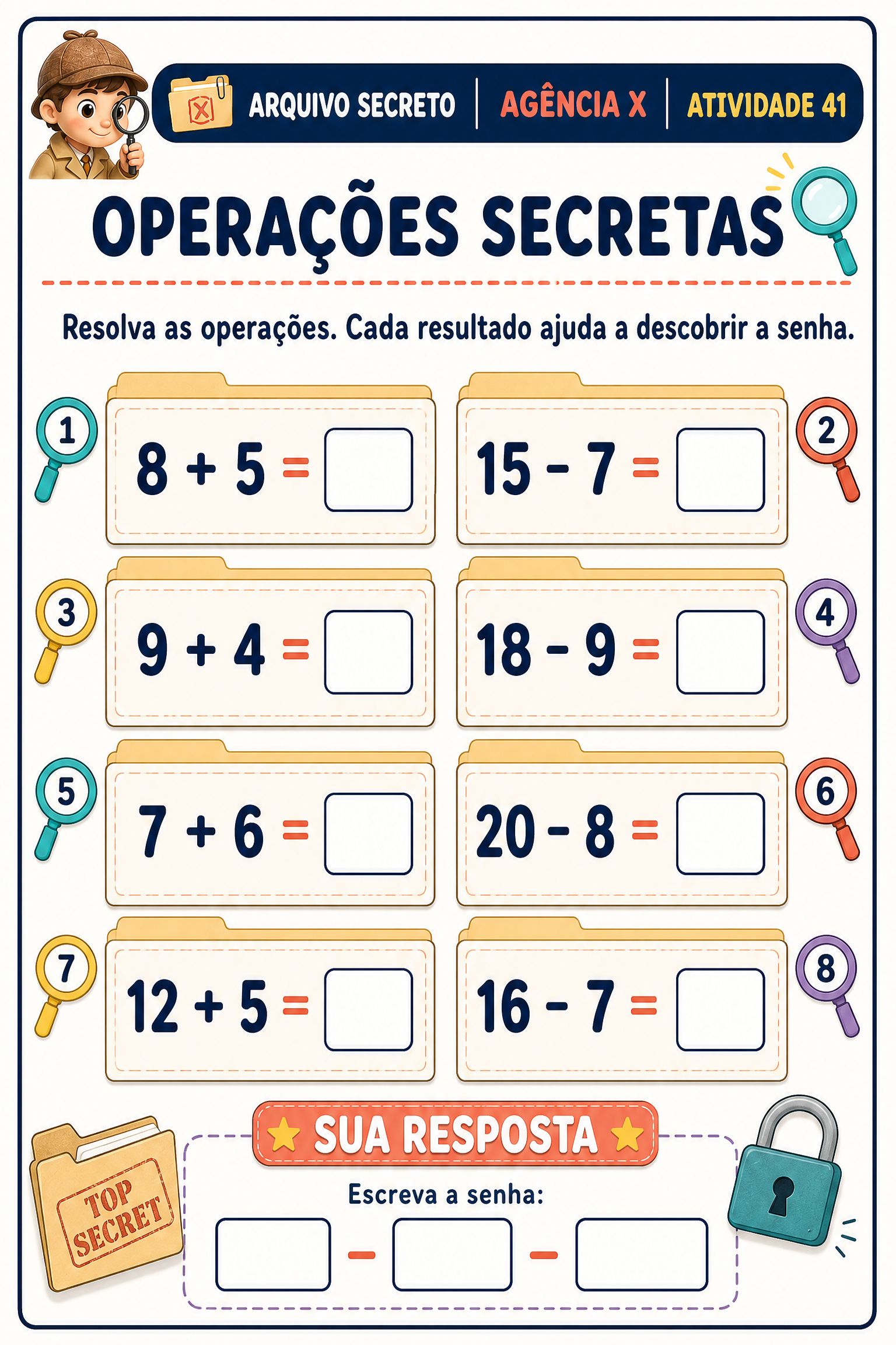 Caso 41 · Operações Secretas