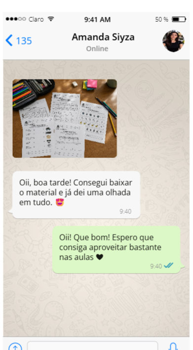 Print de Depoimento Real 3
